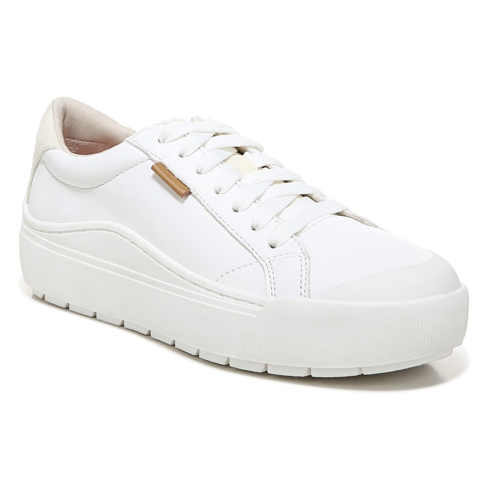 NWT Dr. Scholl’s Time Off Lace Up Sneakers (White, size 7.5)